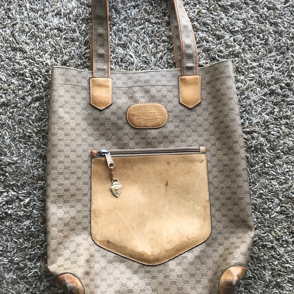 Authentic Vintage Gucci Tote Bag